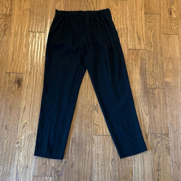 Aritzia Babaton black seam front pull on tapered pant 6 - Picture 9 of 11